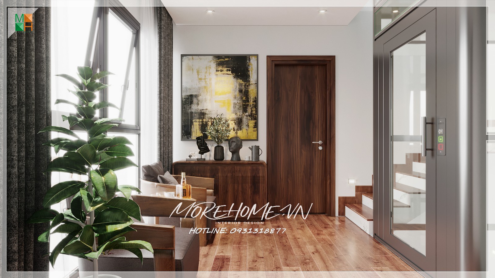 Thiết kế nội thất bệt thự Hà Nội
